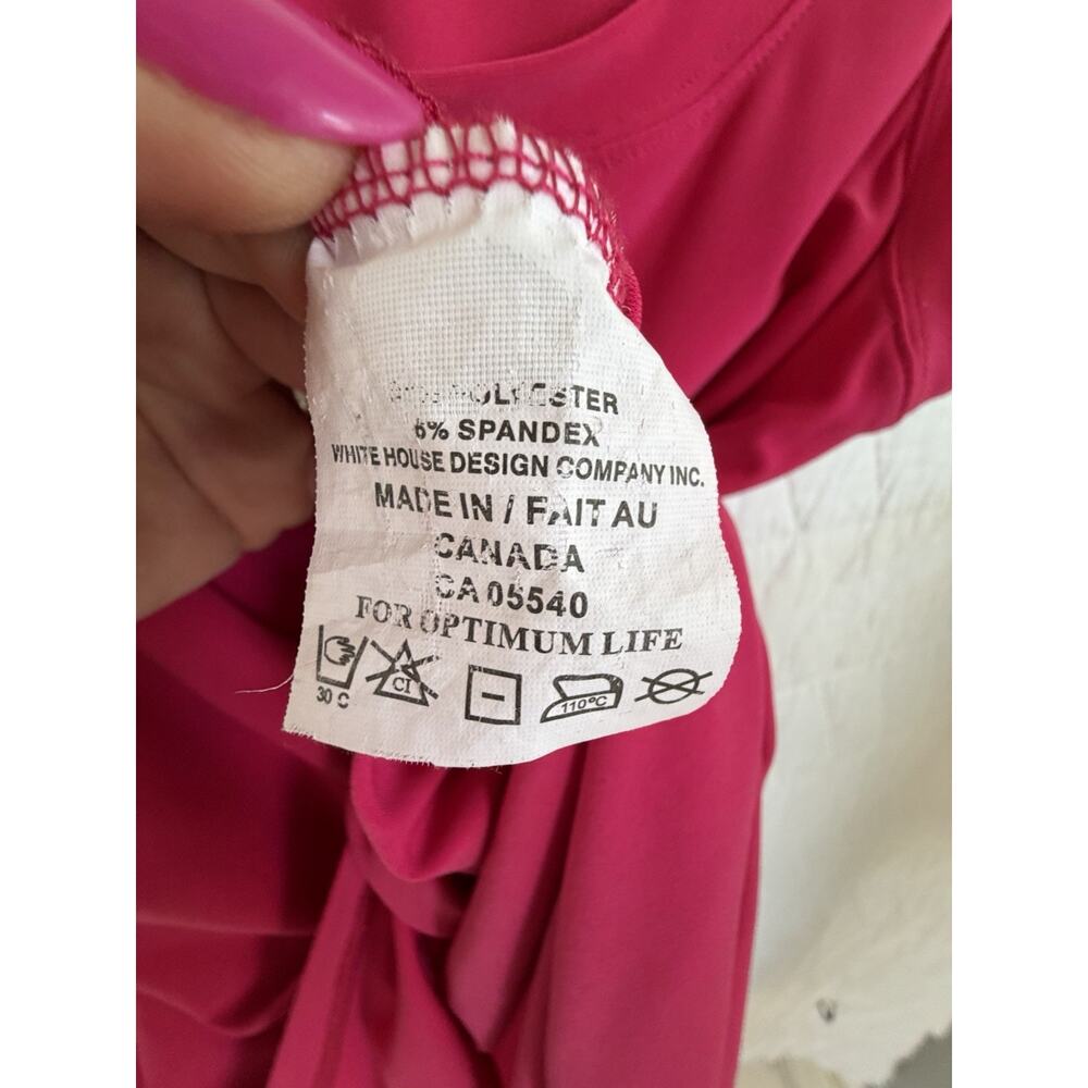 Sympli Tank Top Size 6 Pink Stretchy Minimalist Capsule Lagenlook Quiet Luxury - Picture 2 of 6